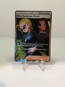 Pokemon Rust Syndicate Grunt - Pitch Black - 112/084 - Full Art - Image 1