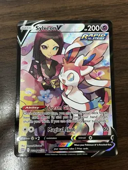 Sylveon V NM Trainer Gallery Brilliant Stars TG14/TG30 Pokemon TCG Holo - Image 1