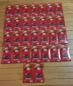 30 Packs - One Piece TCG OP-13 Carrying On His Will Sleeved Booster Pack Lot - Image 1