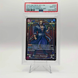 OP11 OP09-005 Silvers Rayleigh SP English PSA 10 One Piece TCG - Image 1