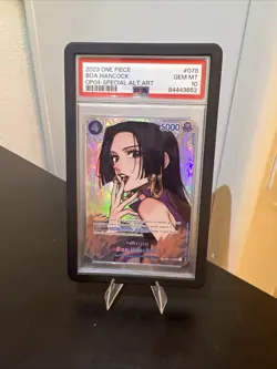 2023 ONE PIECE OP04-KINGDOMS OF INTRIGUE #078 BOA HANCOCK PSA 10 - Image 1