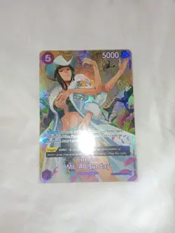 Bandai One Piece CCG Ms. All Sunday OP04-064 SP Parallel Alt Art Foil EN - Image 2