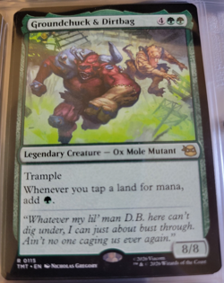 Groundchuck & Dirtbag # 115 - TMNT - TMT - MTG Cards Magic The Gathering - Image 1