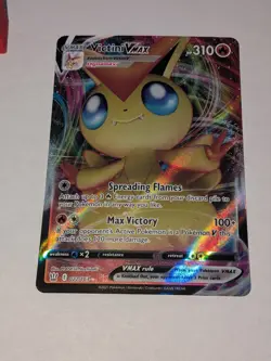 Victini VMAX - 022/163 - Pokemon Battle Styles Sword & Shield Ultra Rare Card NM - Image 2