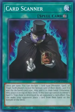 1x Card Scanner - 1st Edition NM Eng YuGiOh - Age of Overlord - Image 1