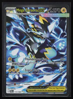 Mega Zeraora ex - 114/084 ME05: Pitch Black Pokemon TCG Card - Image 1