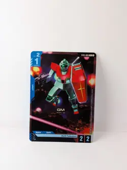 Gundam Trading Card Game GM RGM-79 ST01-005 C+ Alternate Foil - Image 1