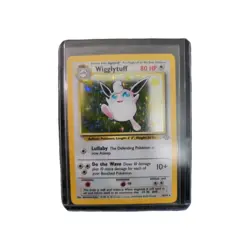 Pokemon TCG Wigglytuff 16/64 Holo Unlimited Rare Card Jungle Base Set 1999 - Image 1