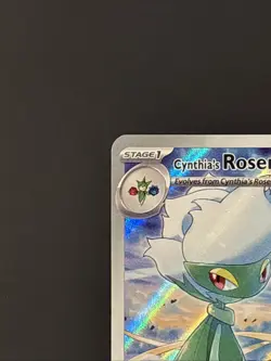 Pokemon Sv10: Destined Rivals Cynthia's Roserade IR Card 184/182 White Corners - Image 2