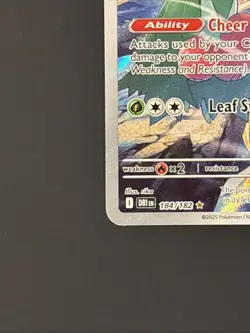 Pokemon Sv10: Destined Rivals Cynthia's Roserade IR Card 184/182 White Corners - Image 5