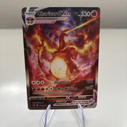 Pokemon TCG Charizard VMAX SWSH261 Full Art Ultra Rare Black Star Promo NM+ - Image 1