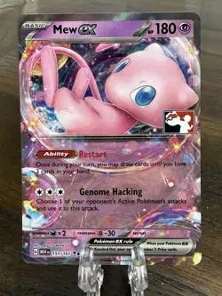 Mew ex 151/165 Prize Pack Series Cards Holo Near Mint - Image 1