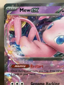 Mew ex 151/165 Prize Pack Series Cards Holo Near Mint - Image 2