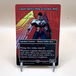 Wizards of the Coast MTG Captain America Wings of Freedom Mythic R0353 - Image 1