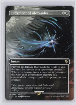 MTG Final Fantasy Judgment of Alexander (Borderless) #0455 Regular NM - Image 1