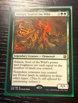 Wizards of the Coast Ashaya, Soul of the Wild ZNR Mythic Regular 179/280 Eng - Image 1