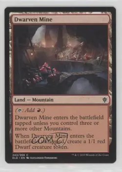 Dwarven Mine Magic: Throne of Eldraine ELD #243 - Image 1
