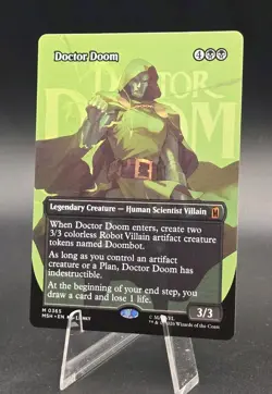 Magic: The Gathering Marvel Super Heroes Doctor Doom 0365 Mythic Rare NM - Image 4