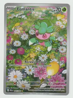 Pokemon ME05: Pitch Black #085/084 Fomantis Illustration Rare NM - Image 1