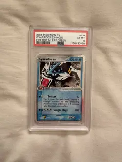 PSA 6 2004 POKEMON EX FIRE RED & LEAF GREEN #109 GYARADOS EX-HOLO FR & LG - Image 1