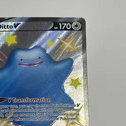 Ditto V - Shining Fates - Shiny Full Art Holo Rare - NM SV118/SV122 - Pokemon - Image 3