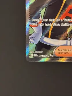 Pokemon Team Rockets Petrel 226/182 Destined Rivals Ultra Rare Full Art NM Mint - Image 5