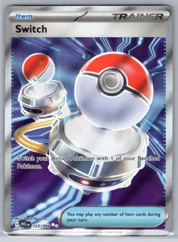 Switch ME02: Phantasmal Flames tcg Pokemon #123/094 Ultra Rare, Holo - Image 1