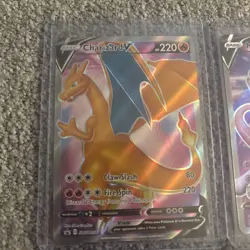 Charizard & Mewtwo V- Mega Zygarde & Clefable- Froakie Pokemon Cards- Lot Of 5. - Image 2