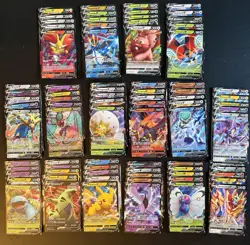 Huge Lot Of 80 Pokemon TCG V Cards - Image 1