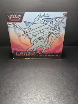 Pokemon Chaos Rising Pokemon Center ETB Elite Trainer Box New Factory Sealed - Image 1
