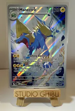 Manectric 089/084 Pokemon Pitch Black Illustration Rare Full Art Holo - Image 1