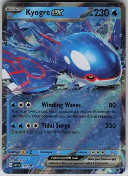 Kyogre ex 178 Promo Scarlet & Violet Promo Pokemon Near Mint Holo - Image 1