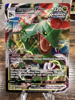 Pokemon TCG 2023 Rayquaza VMAX 101/159 Crown Zenith Ultra Rare NM - Image 1