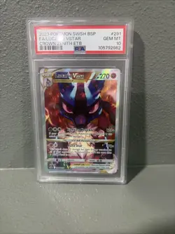 Pokemon TCG Lucario VSTAR SWSH291 Holo Promo Card PSA 10 - Image 1