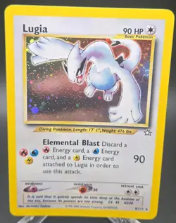 Lugia - 9/111 - Pokemon Neo Genesis Unlimited Holo Rare Card WOTC NM - Image 1