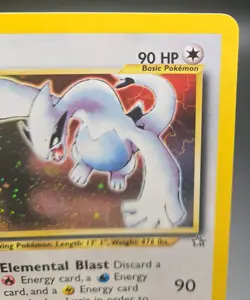Lugia - 9/111 - Pokemon Neo Genesis Unlimited Holo Rare Card WOTC NM - Image 3