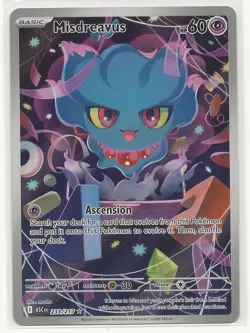 Misdreavus 233/217 Ascended Heroes Pokemon TCG Holo Illustration Rare NM - Image 1
