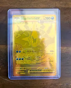Mega Darkrai EX 120/084 Hyper Rare Gold Full Art Pokemon TCG - Image 1