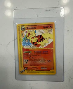 Arcanine Pokemon TCG Aquapolis 002/147 Non-Holo Rare English - Image 1