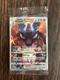 2023 Pokemon SWSH Promo Lucario VSTAR #SWSH291 SEALED - Image 1