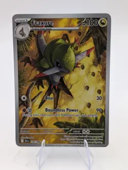 Fraxure 146/086 Holo Illustration Rare Black Bolt Pokemon Near Mint - Image 1