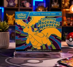 Pokemon TCG Mega Evolution Ascended Heroes Elite Trainer Box Factory Sealed - Image 1