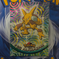 Topps Mint NM Pokemon TV Animation Edition #65 Alakazam 1999 Pokemon Card - Image 1