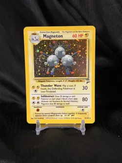 Pokemon TCG Magneton Base Set 2 Holo Unlimited Rare LP (Swirl💫) - Image 1