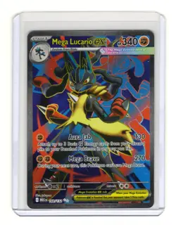 Mega Lucario ex 160/132 Ultra Rare Mega Evolution Pokemon Holo Near Mint - Image 1
