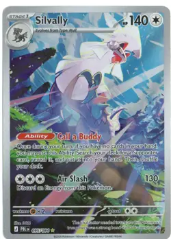 SILVALLY 095/084 ILLUSTRATION RARE PITCH BLACK POKEMON HOLO NM/M - Image 1
