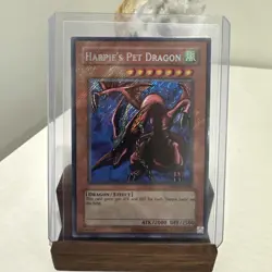 Harpie’s Pet Dragon (RP02-EN093) Yu-Gi-Oh! Retro Pack 2 Secret Rare Holo Bleed - Image 1