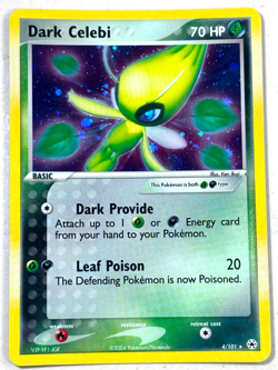 Dark Celebi 4/101 Hidden Legends Holo Pokemon TCG - Image 1