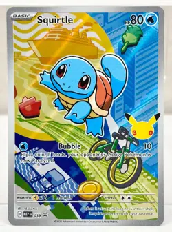 Squirtle 039 Holo Promo ME: Mega Evolution Promo Pokemon Near Mint - Image 1