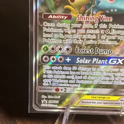 Pokemon - Venusaur & Snivy GX - SM229 - Black Star Promo Tag Team - NM Near Mint - Image 3